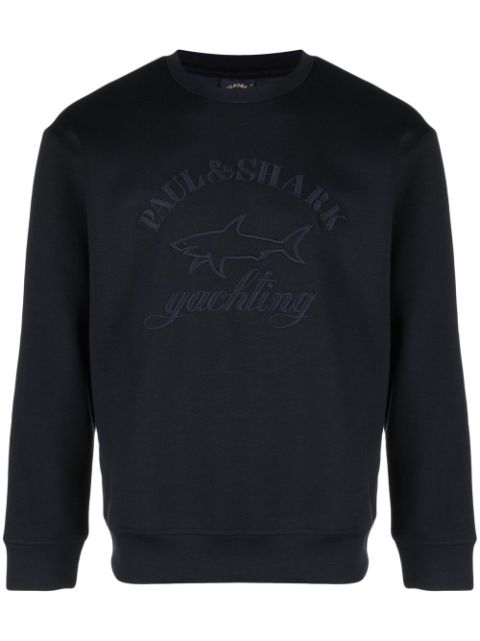 Paul & Shark logo-embroidered sweatshirt