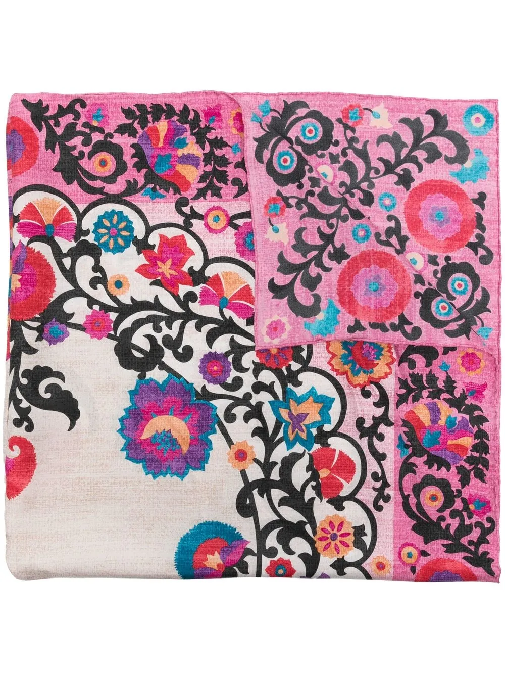 

Ferragamo floral-print silk scarf - Multicolour