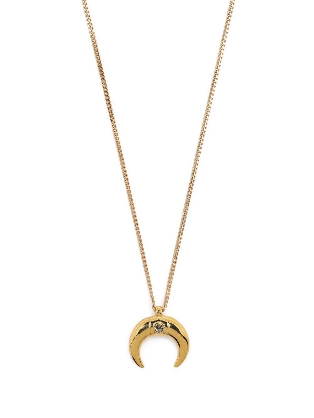 

Isabel Marant crescent-moon pendant necklace - Gold