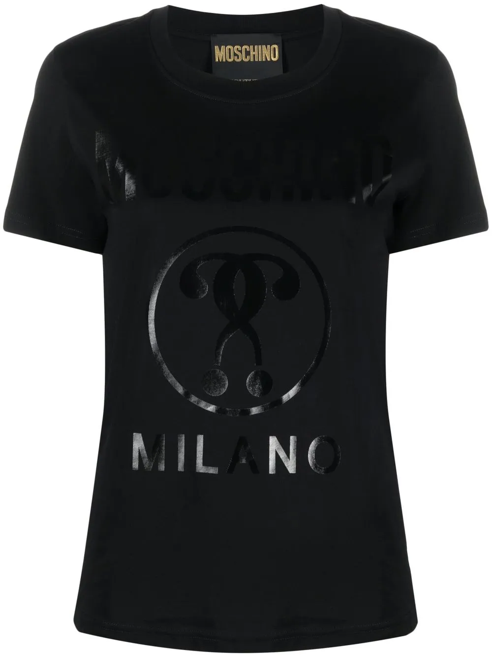 

Moschino Double Question Mark logo T-shirt - Black