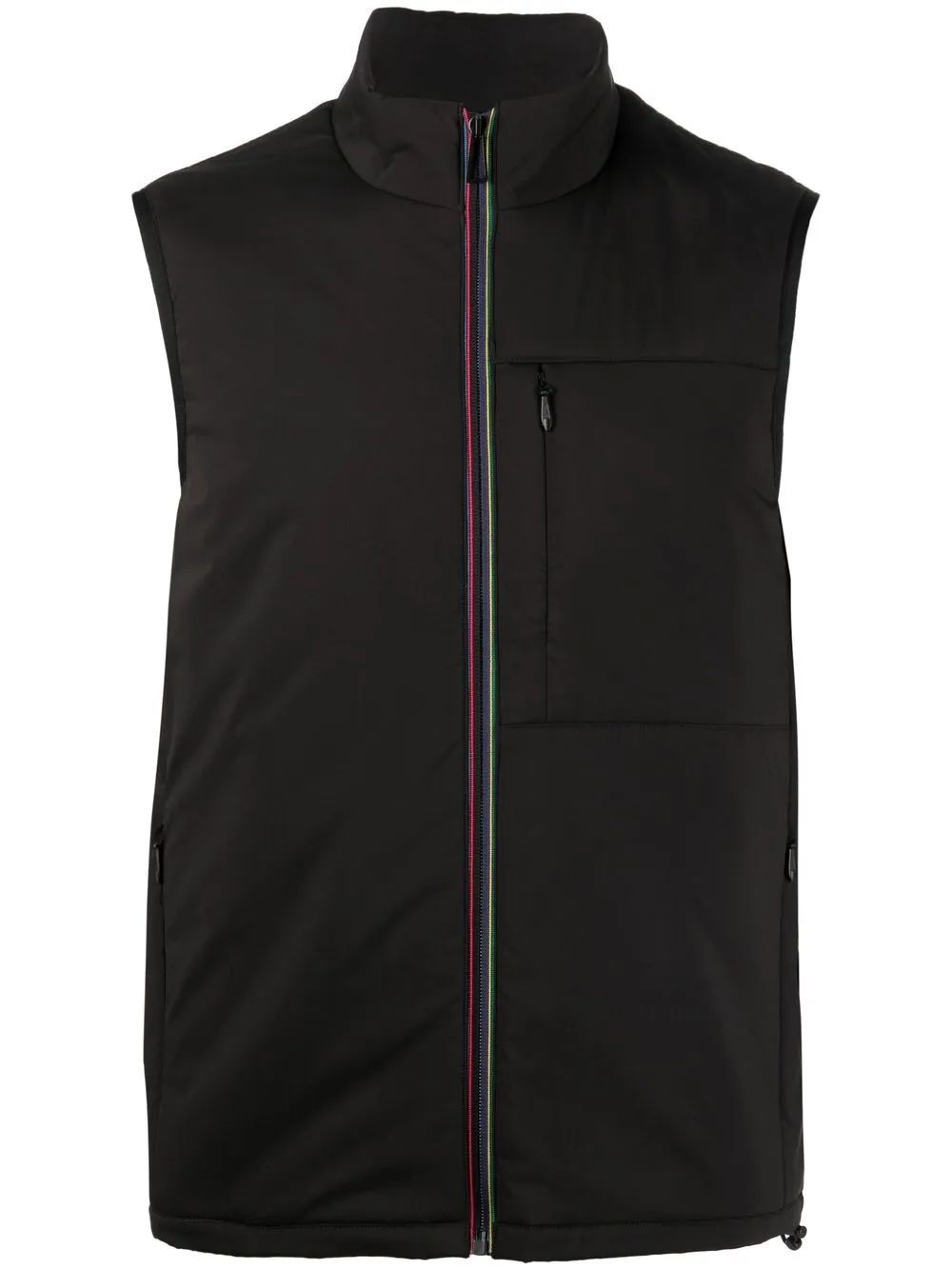 

PS Paul Smith chaleco Sports Stripe - Negro