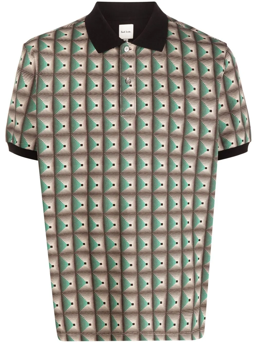 

Paul Smith camisa estampada manga corta - Verde