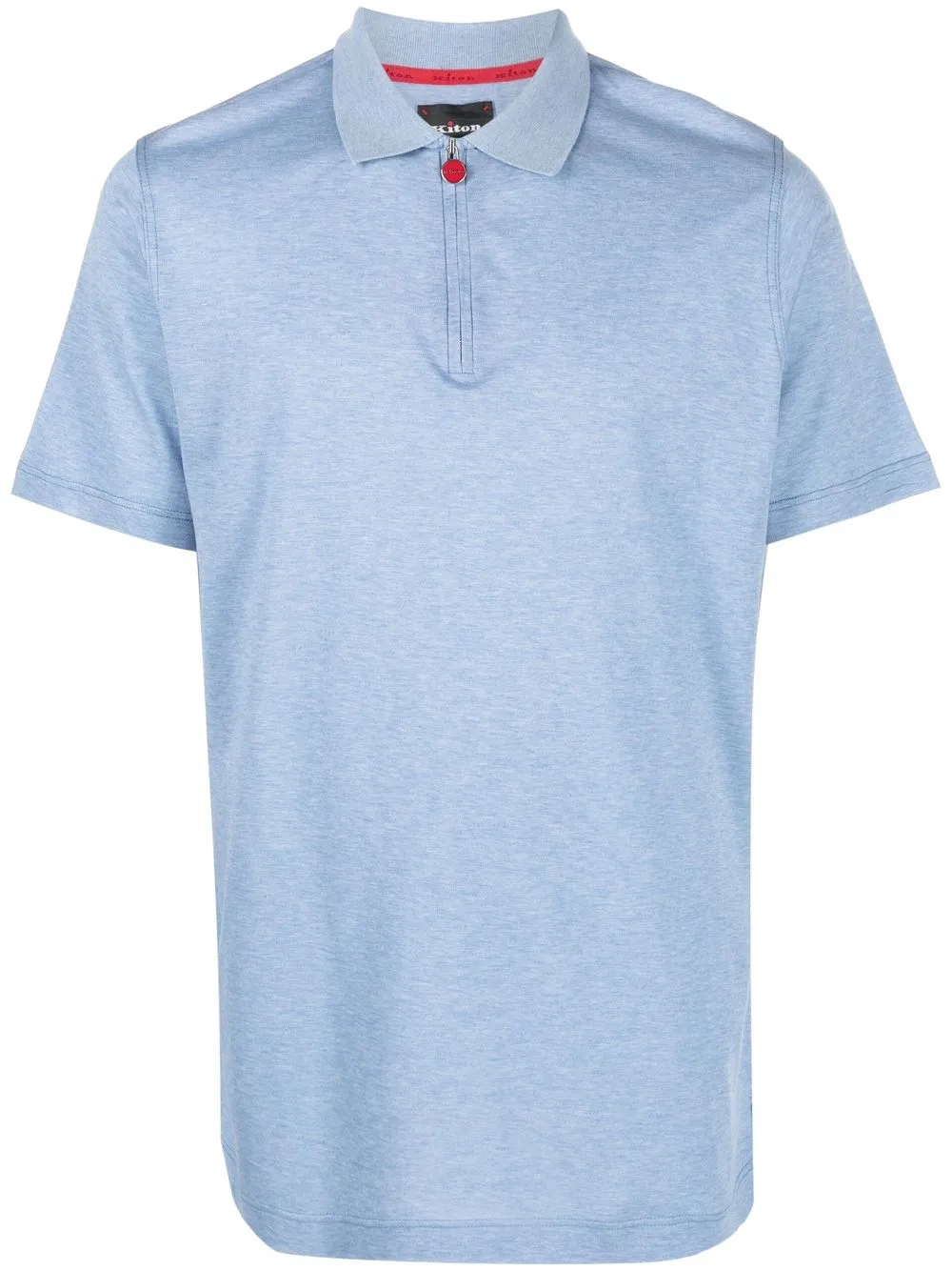 

Kiton playera tipo polo manga corta - Azul