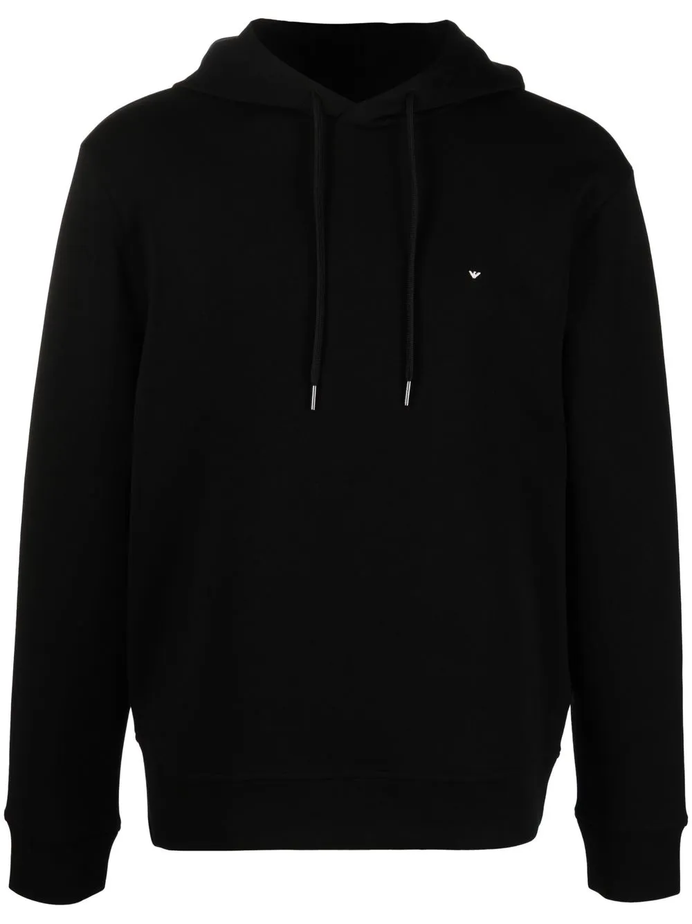 

Emporio Armani hoodie con logo bordado - Negro