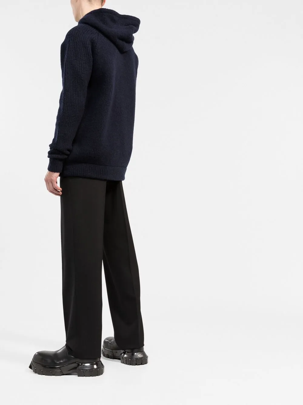 Affordable Balmain logo-patches zipped hoodie Men