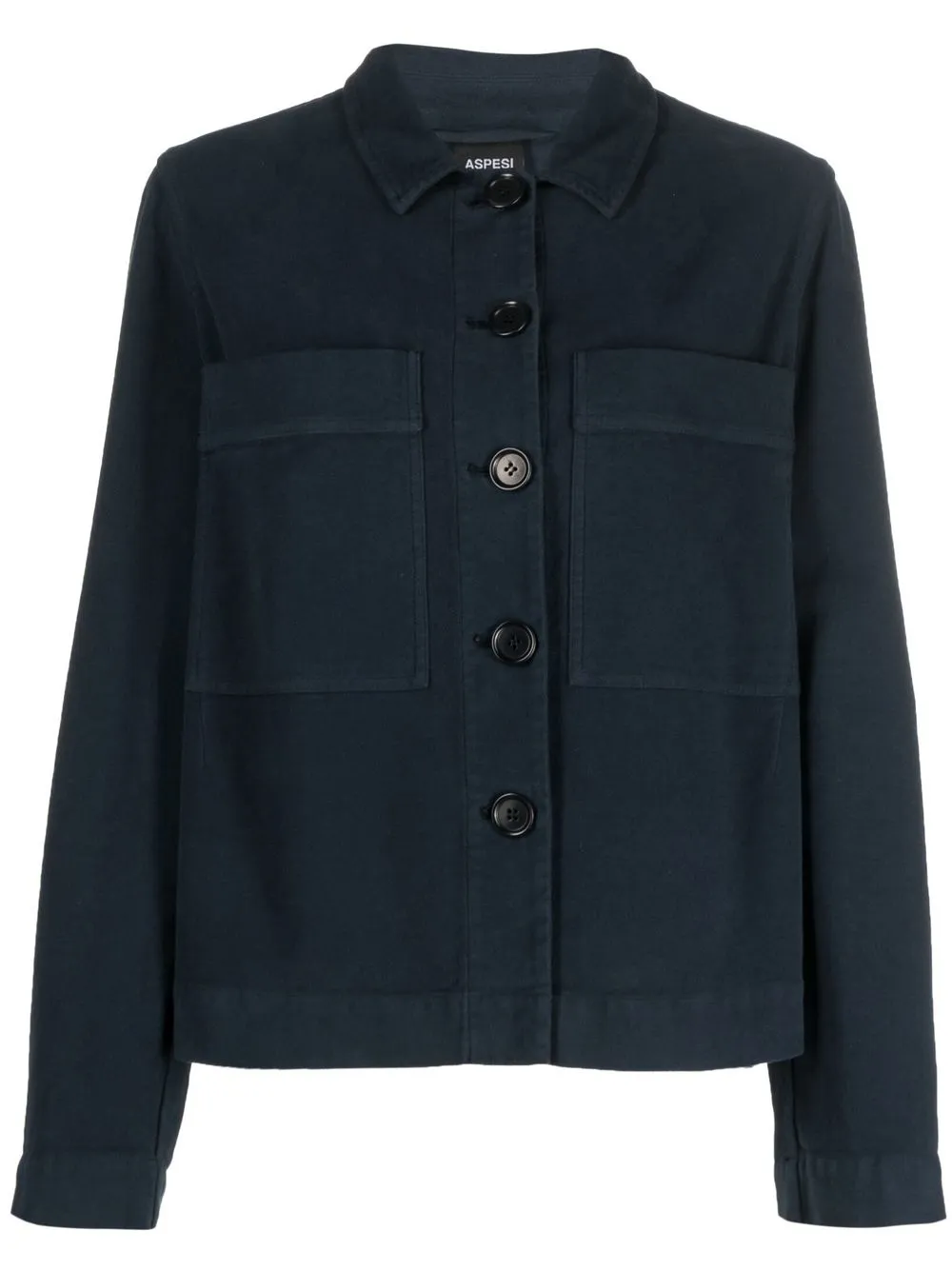 

ASPESI patch-pocket shirt jacket - Blue