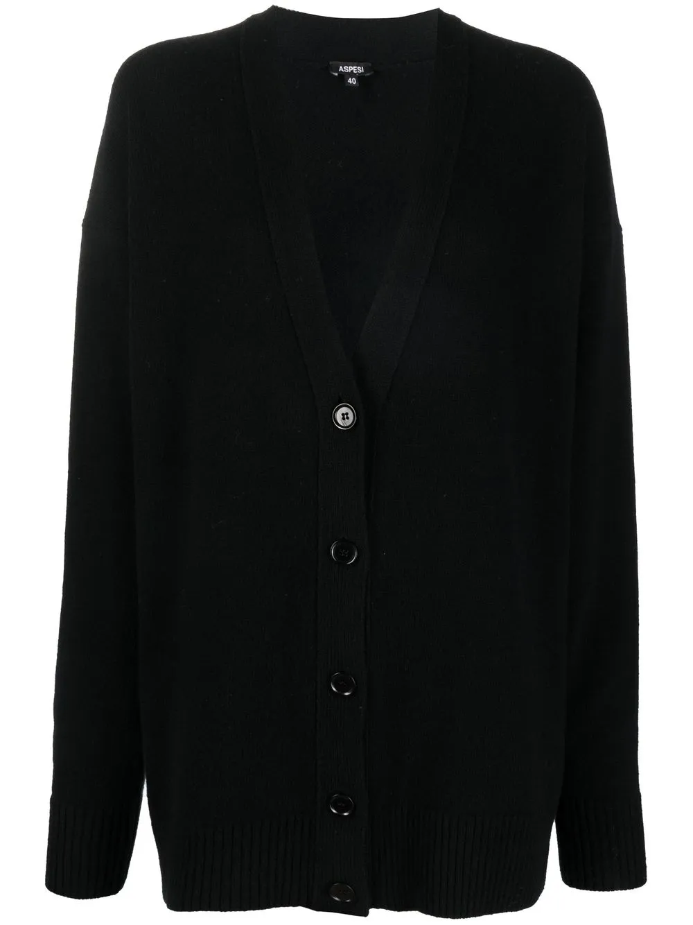 

ASPESI cárdigan con cuello en V - Negro
