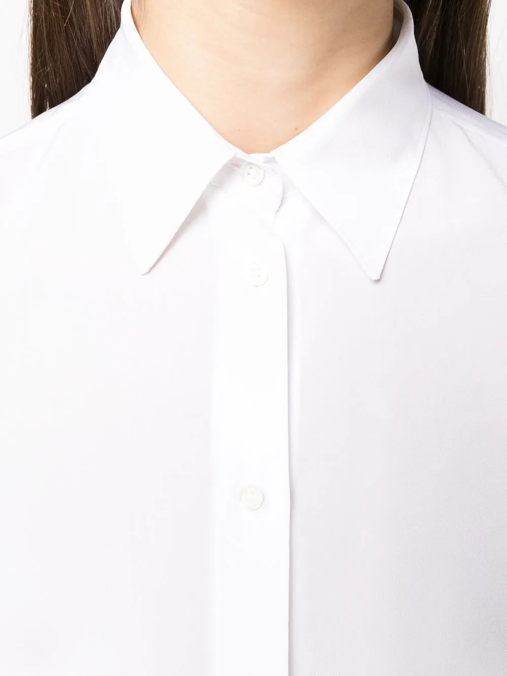 ASPESI pointcollar Silk Shirt Farfetch