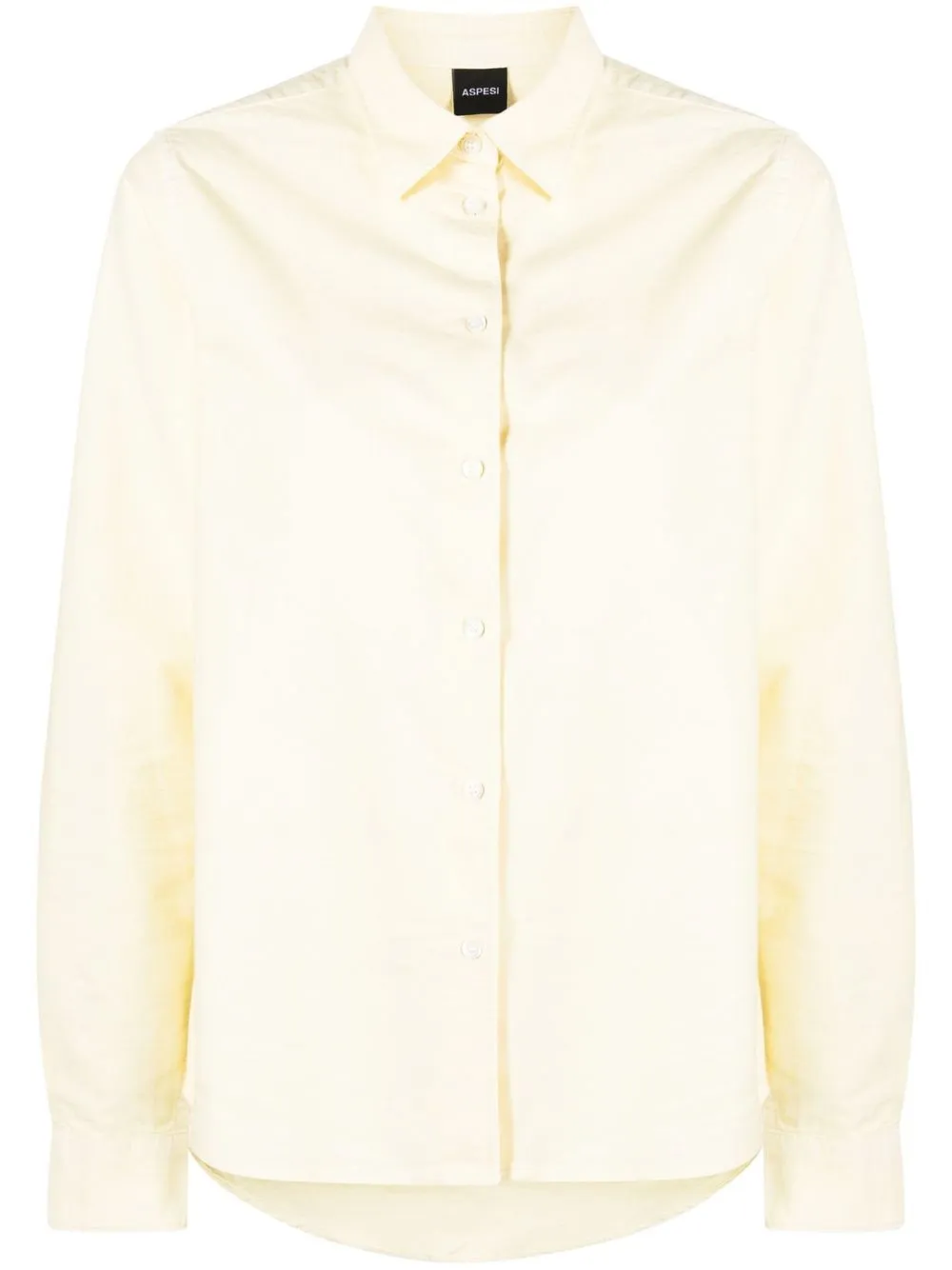 

ASPESI point-collar long-sleeve shirt - Yellow