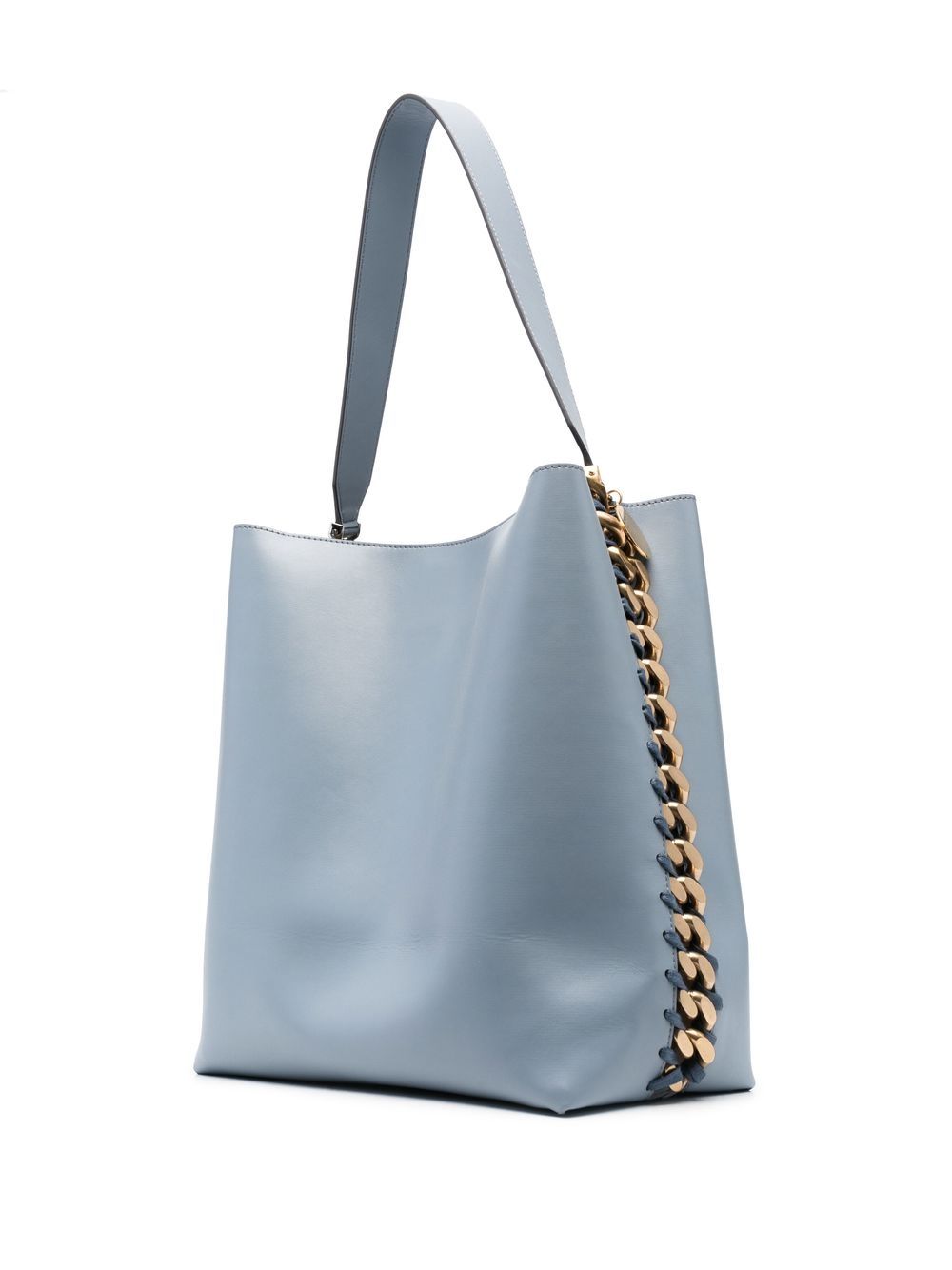 Stella McCartney Frayme chain link-trim tote bag Women