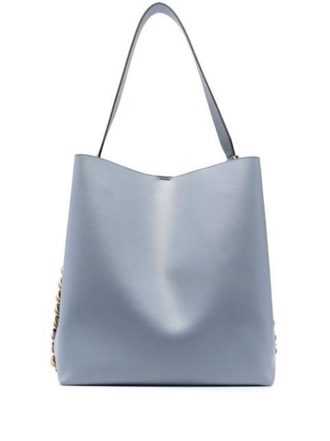 Stella McCartney Frayme chain link-trim tote bag Women