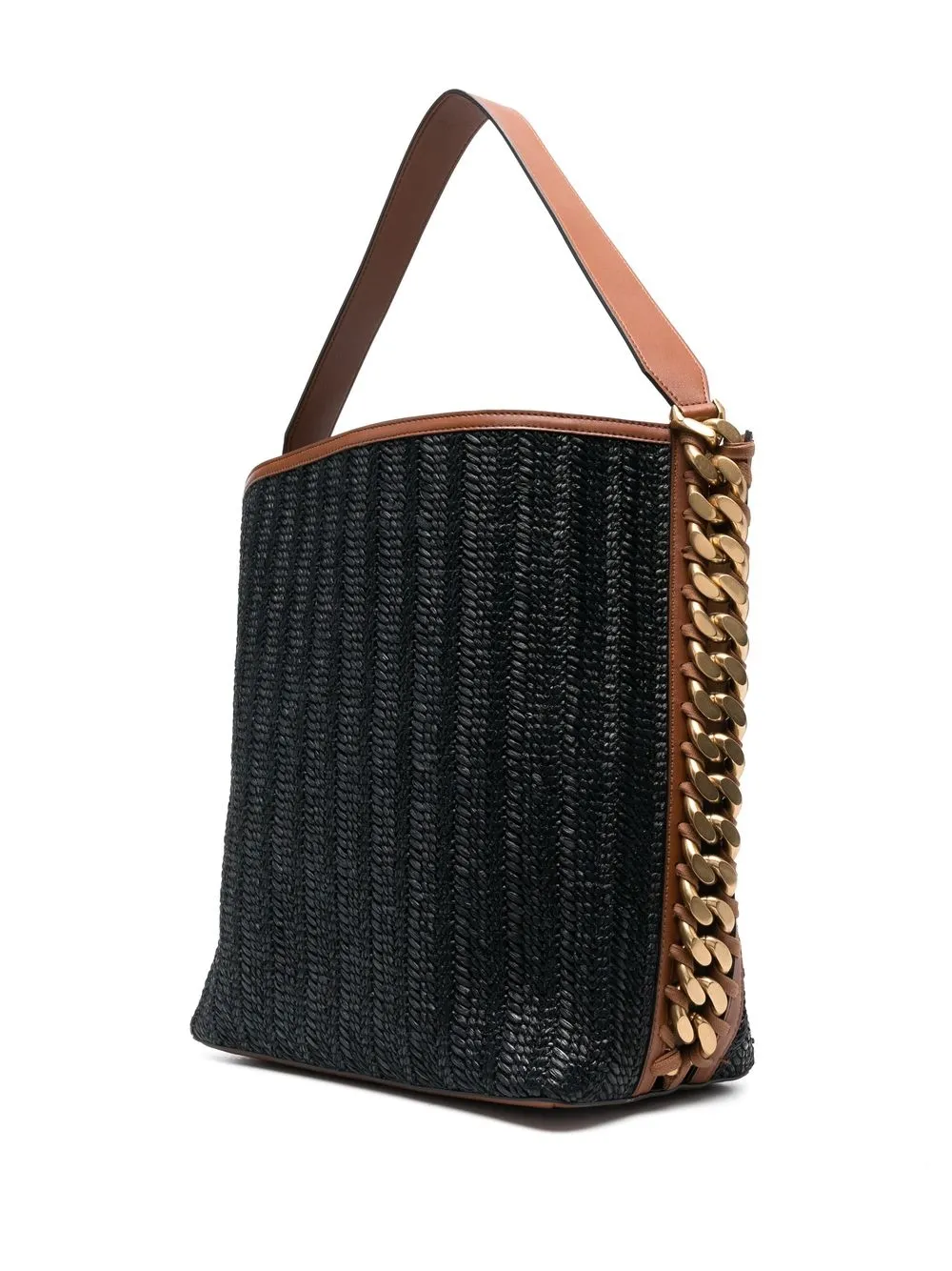 Cheap Stella McCartney woven raffia tote bag WOMEN