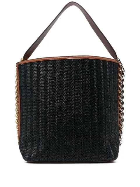 Stella McCartney woven raffia tote bag WOMEN