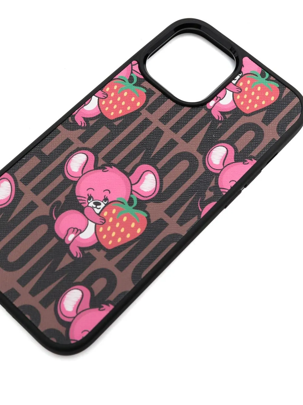 Moschino iPhone 12 Pro Max logprint Case Farfetch