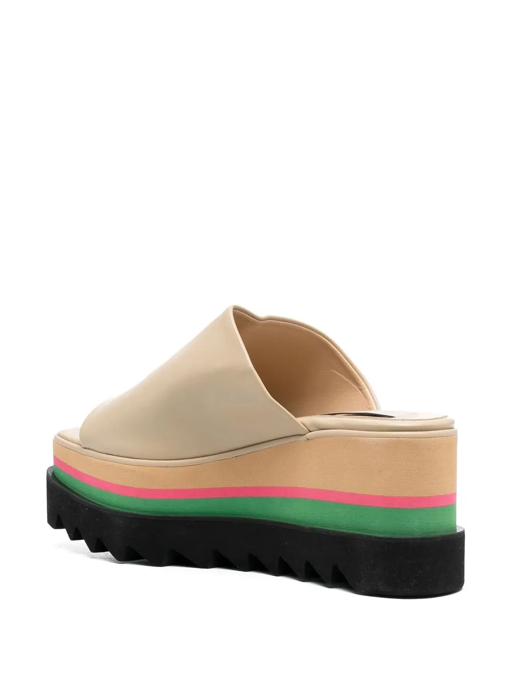 Stella Mccartney Slip-on Platform Sandals - Neutrals 
