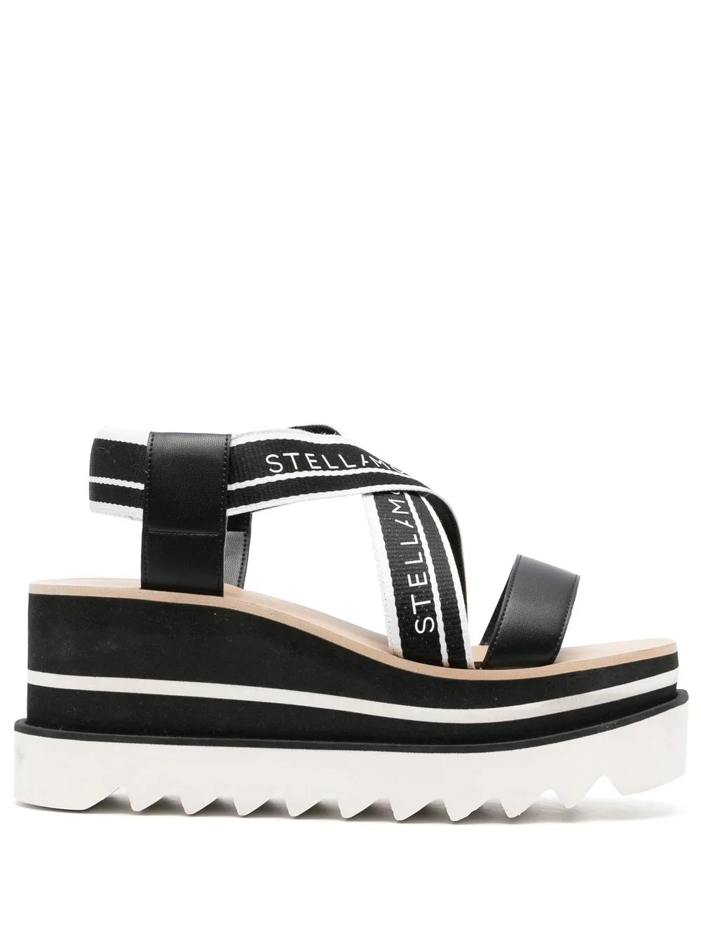 Elyse studded platform sandals in black - Stella Mc Cartney