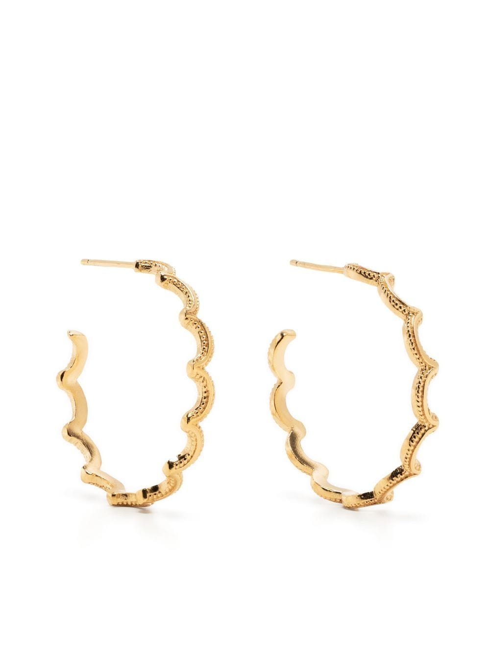 

ROSIE KENT Magma hoop earrings - Gold