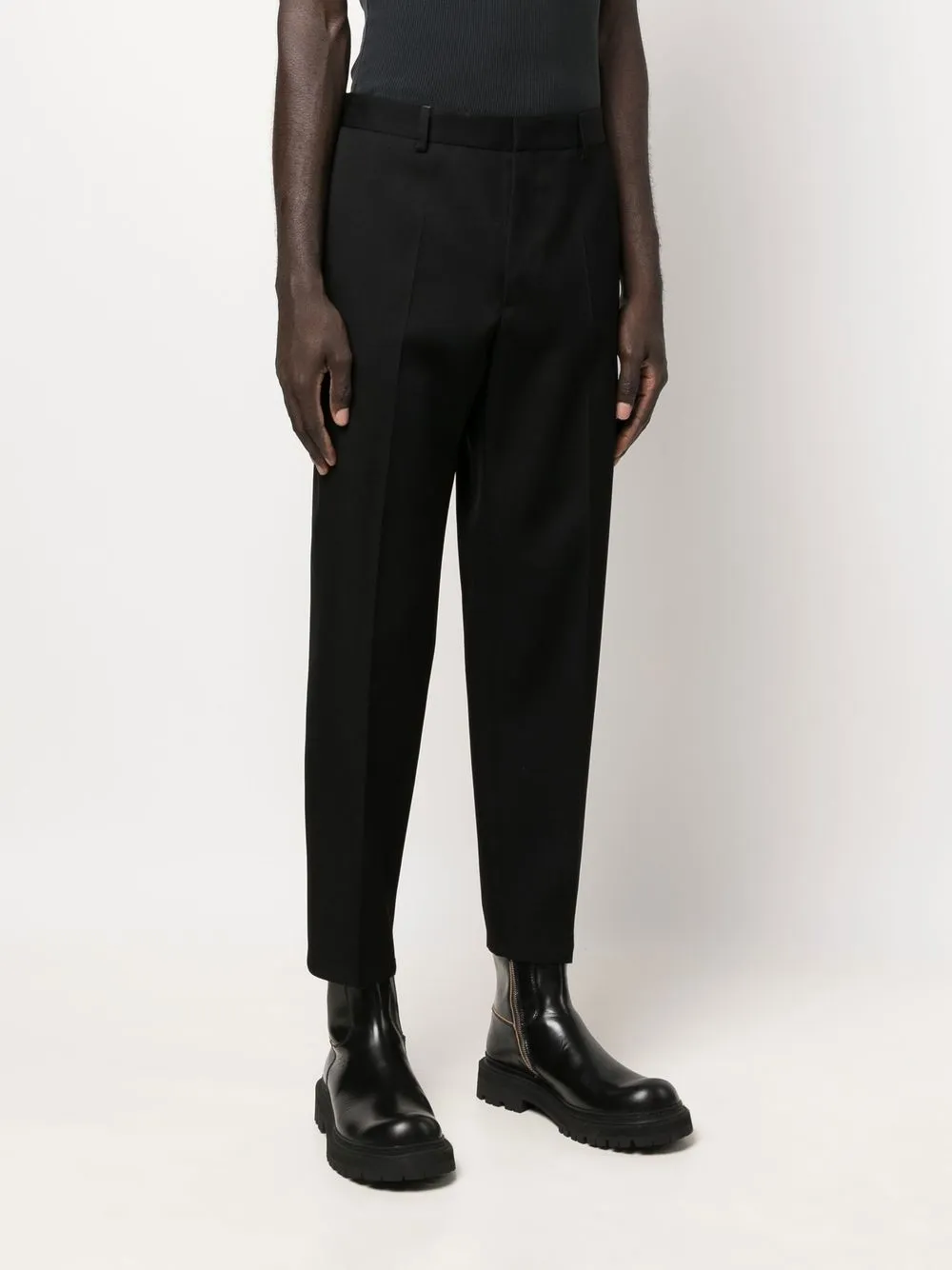 Jil Sander virgin-wool Tapered Trousers - Farfetch