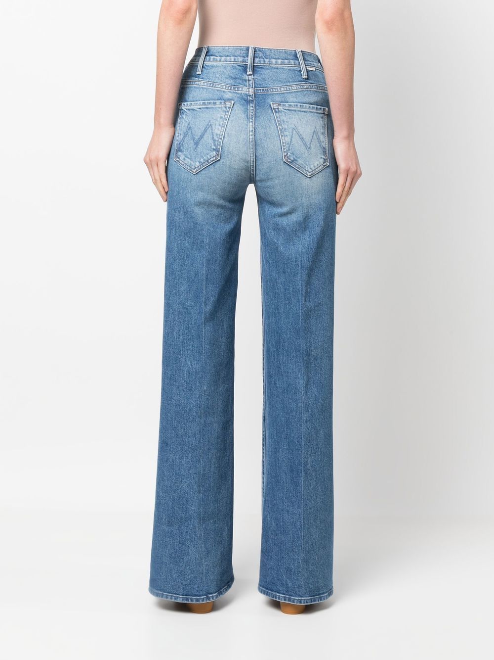 MOTHER The Hustler Roller Heel wide-leg Jeans - Farfetch