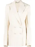 Stella McCartney double-breasted blazer - Neutrals