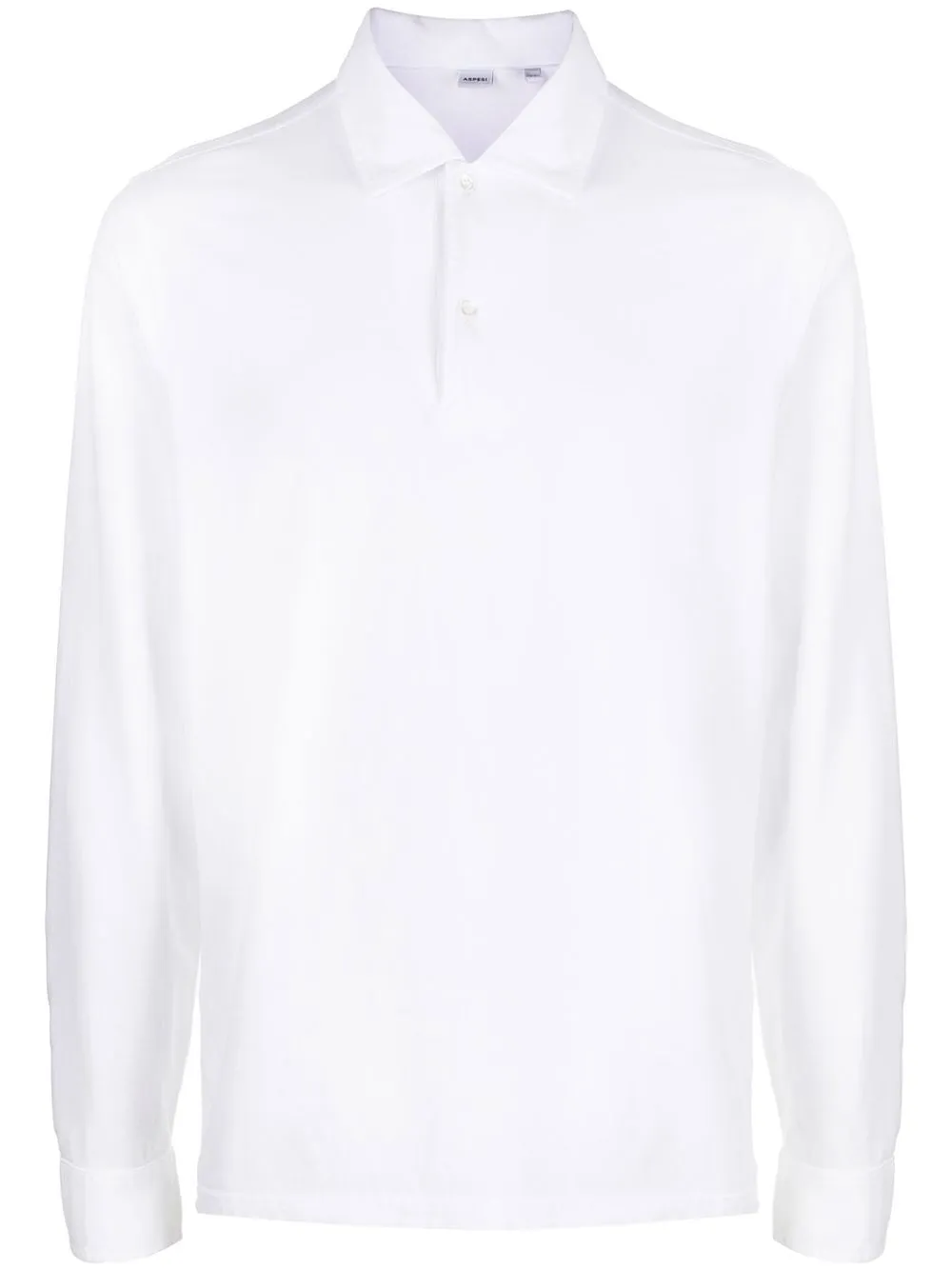 

ASPESI long-sleeved button-front polo shirt - White