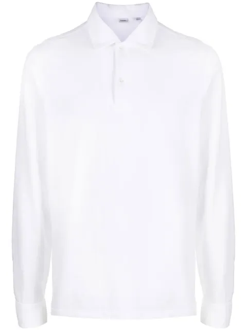 ASPESI long-sleeved button-front polo shirt