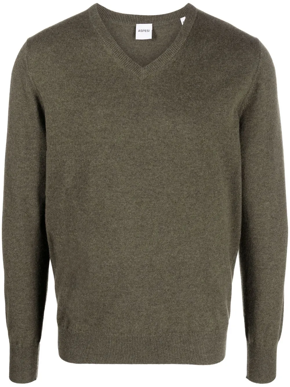 

ASPESI V-neck cashmere jumper - Green