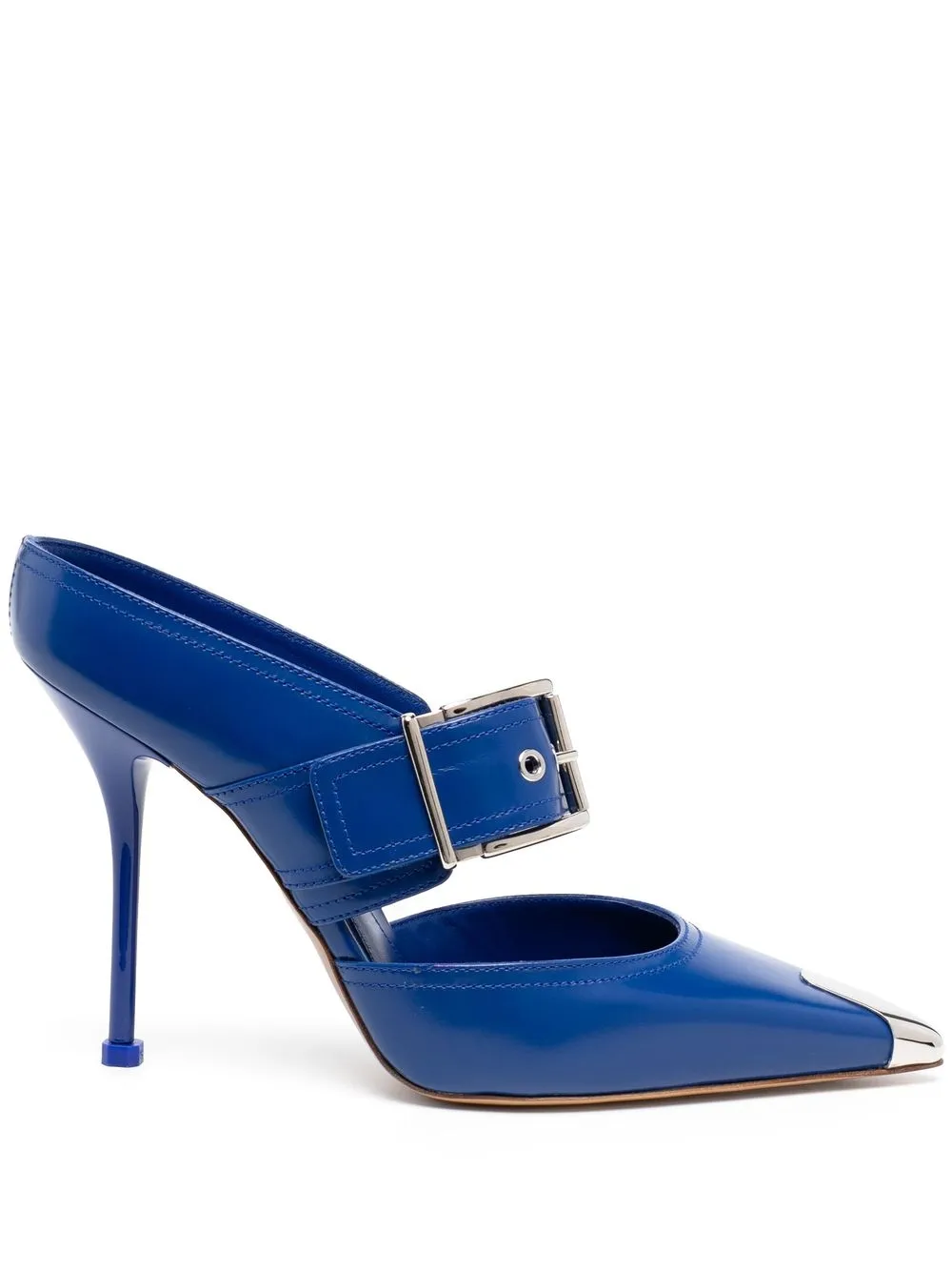 

Alexander McQueen sandalias Punk estilo mules con tacón de 105mm - Azul