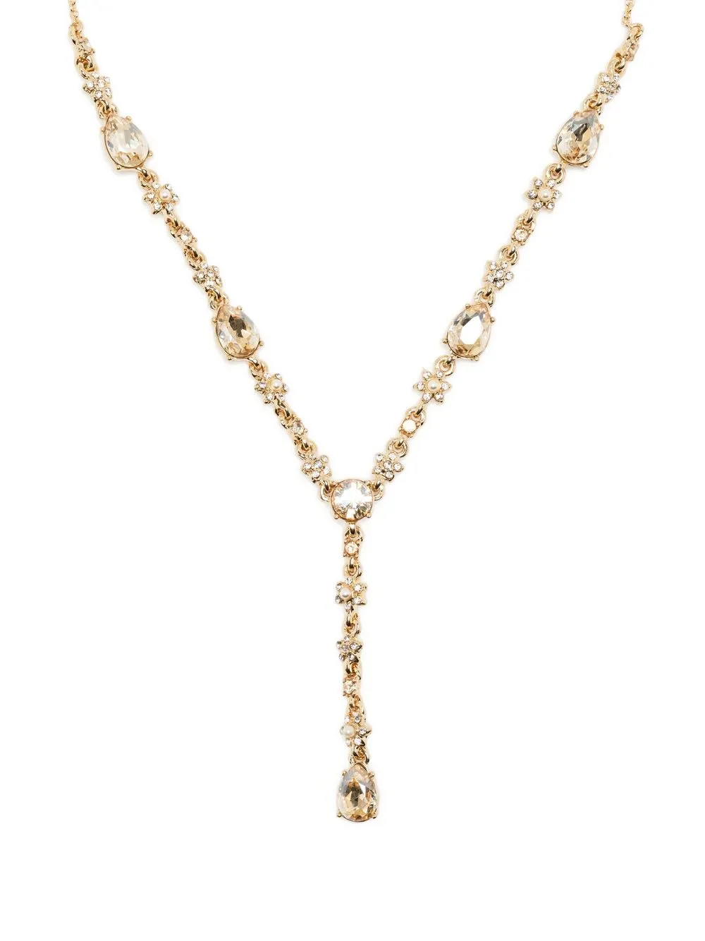 

Marchesa Notte Bridesmaids crystal-drop necklace - Gold