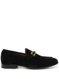 Ferragamo Lester slip-on suede loafers - Black