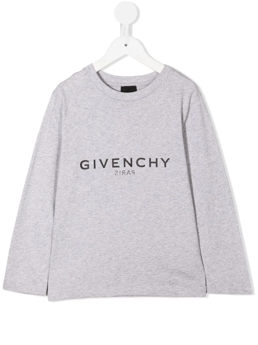 

Givenchy Kids playera manga larga con logo estampado - Verde