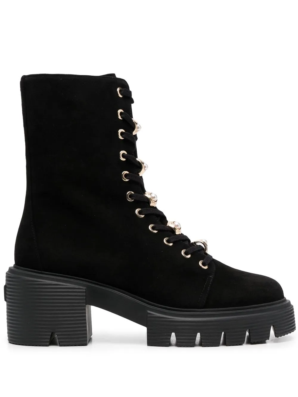 

Stuart Weitzman botas Blocklift con tacón de 70mm - Negro