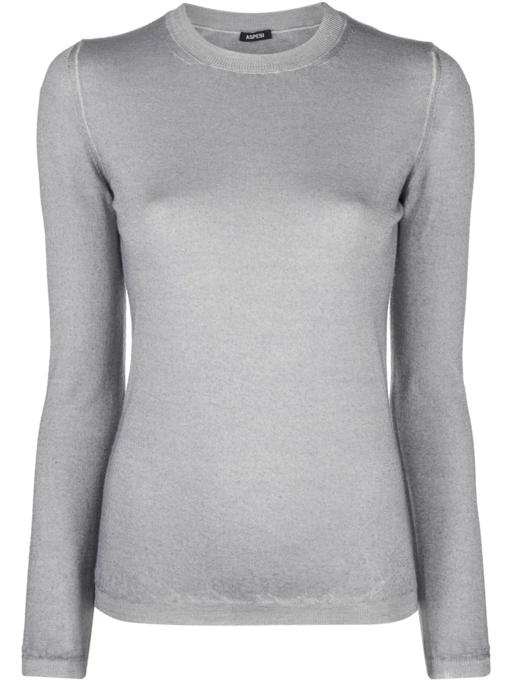 

ASPESI fine-knit top - Grey