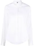 ASPESI button-up curved-hem shirt - White