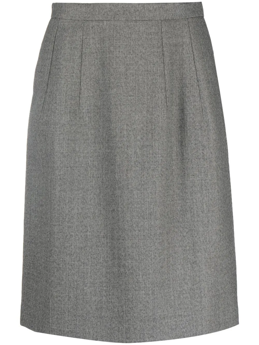 

ASPESI falda midi con detalle de dardo - Gris