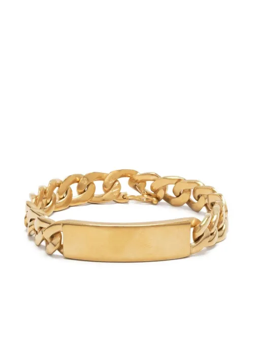 Bracelet en chaîne à logo gravé - Maison Margiela - Modalova