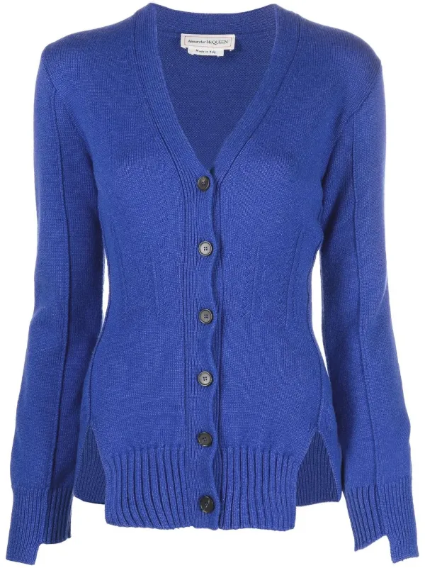 Royal blue cashmere cardigan best sale
