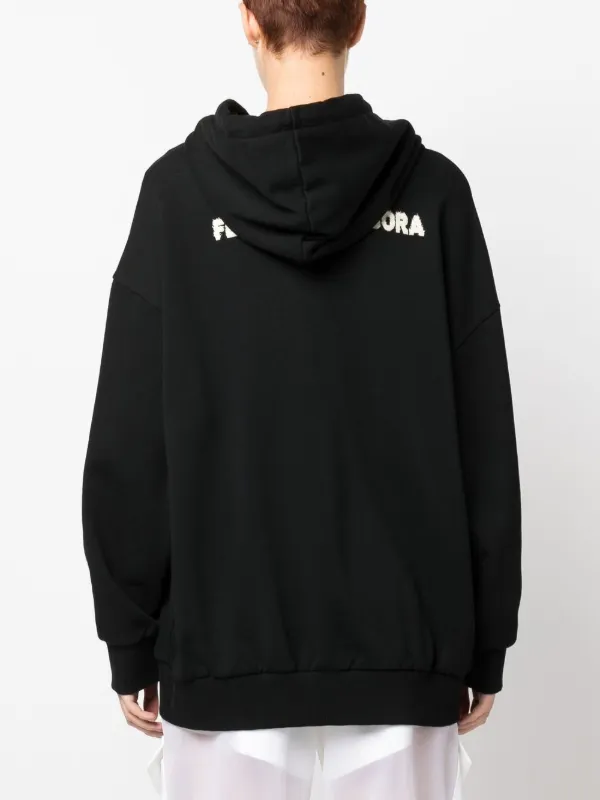 Stella McCartney Lunar New Year Jersey Hoodie | Black | FARFETCH