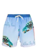 BLUE SKY INN graphic-print swim shorts