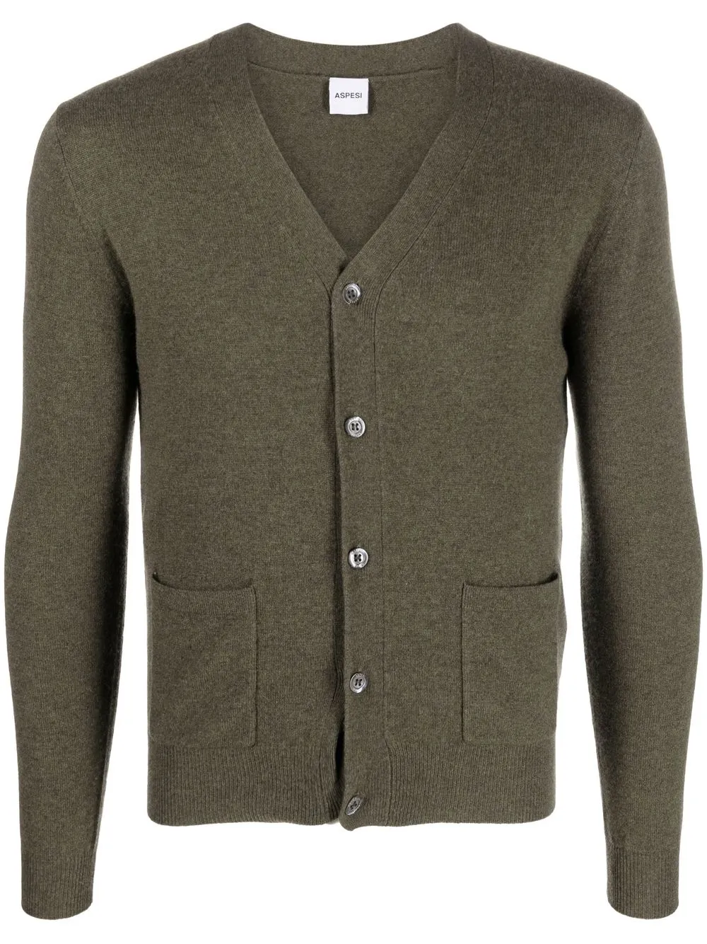 

ASPESI V-neck cashmere cardigan - Green