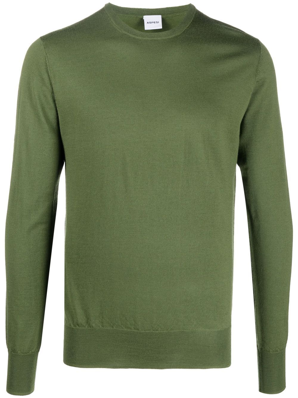 

ASPESI crew-neck virgin wool jumper - Green