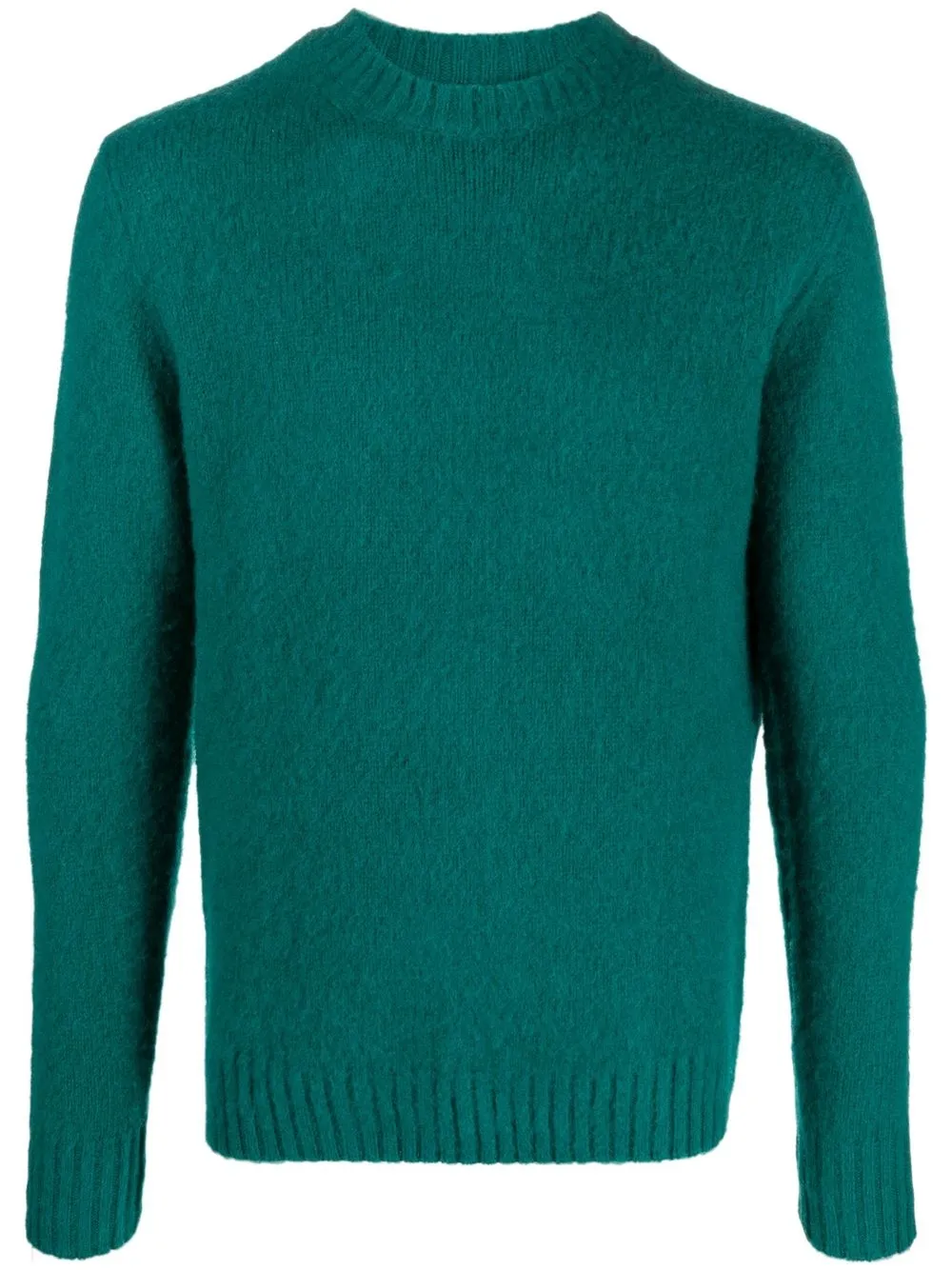 

ASPESI crew-neck brushed wool jumper - Green