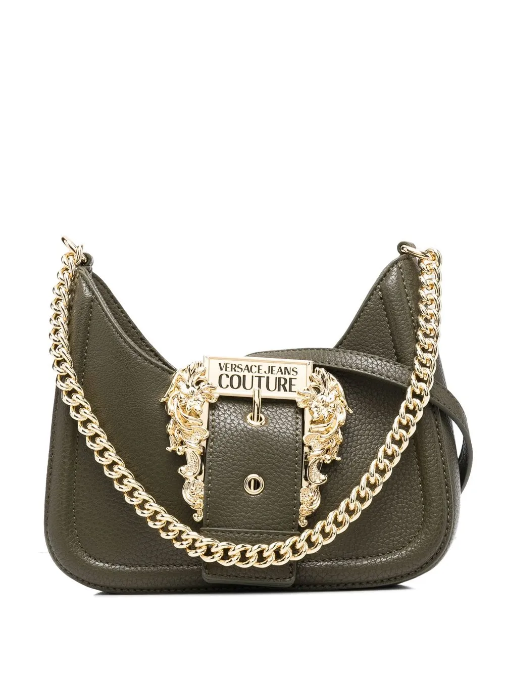 

Versace Jeans Couture tote texturizado con apliques - Verde