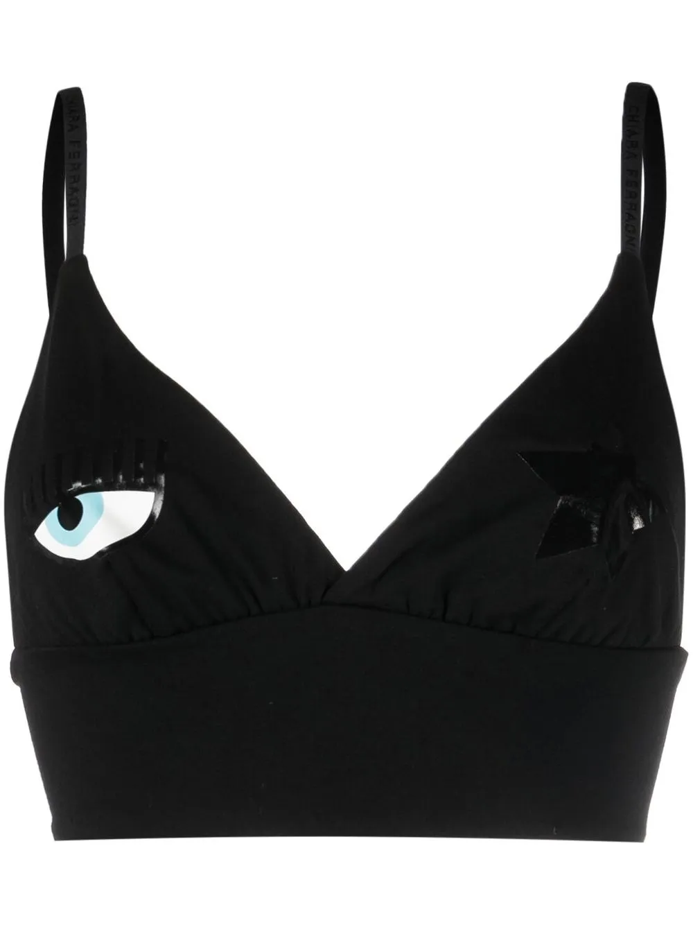 

Chiara Ferragni Eyestar triangle bra - Black