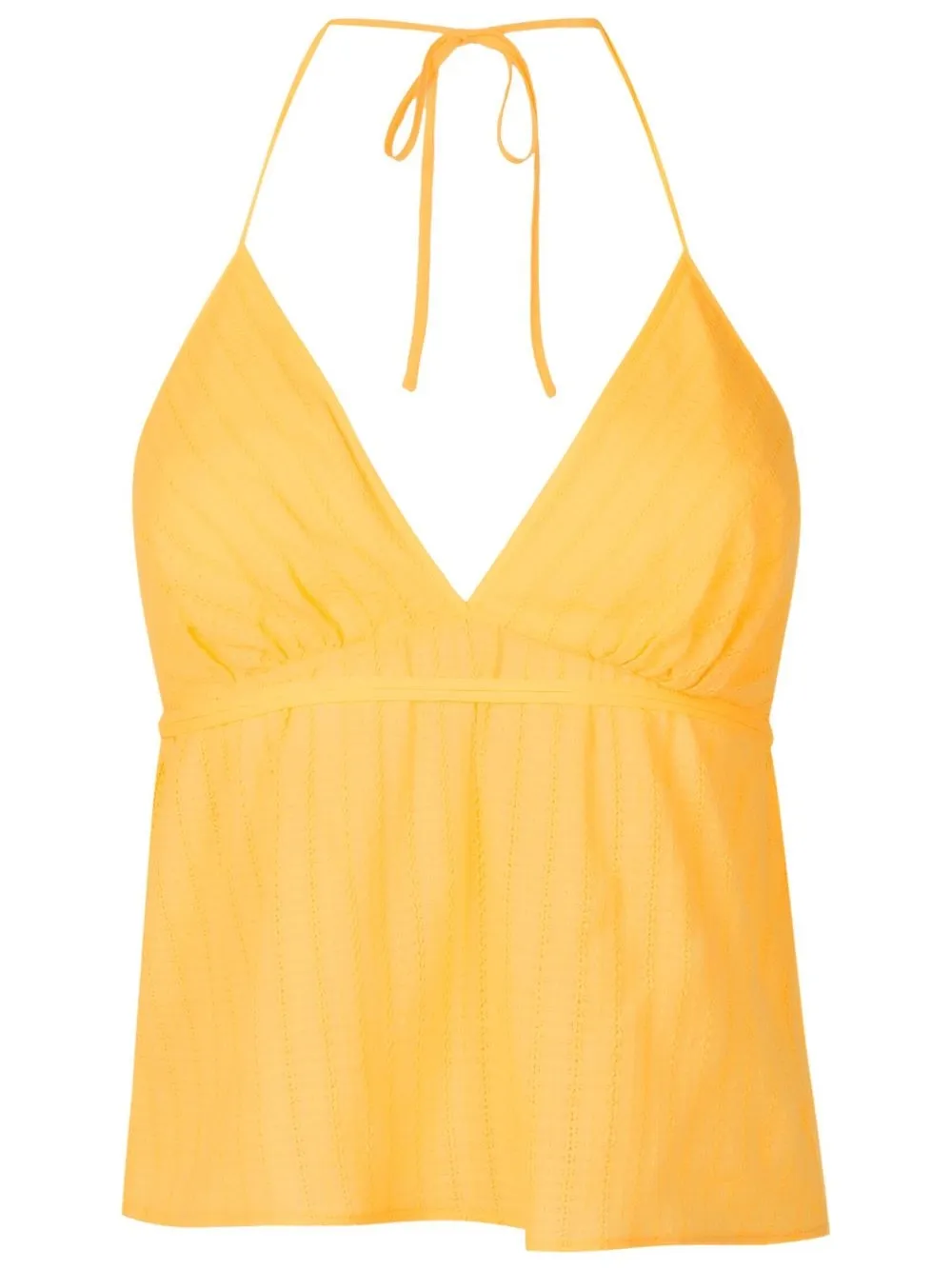 

Nk V-neck halterneck top - Yellow