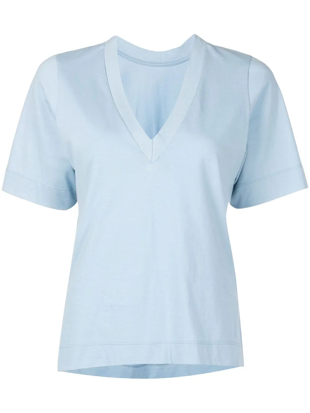 

Nk V-neck cotton T-shirt - Blue