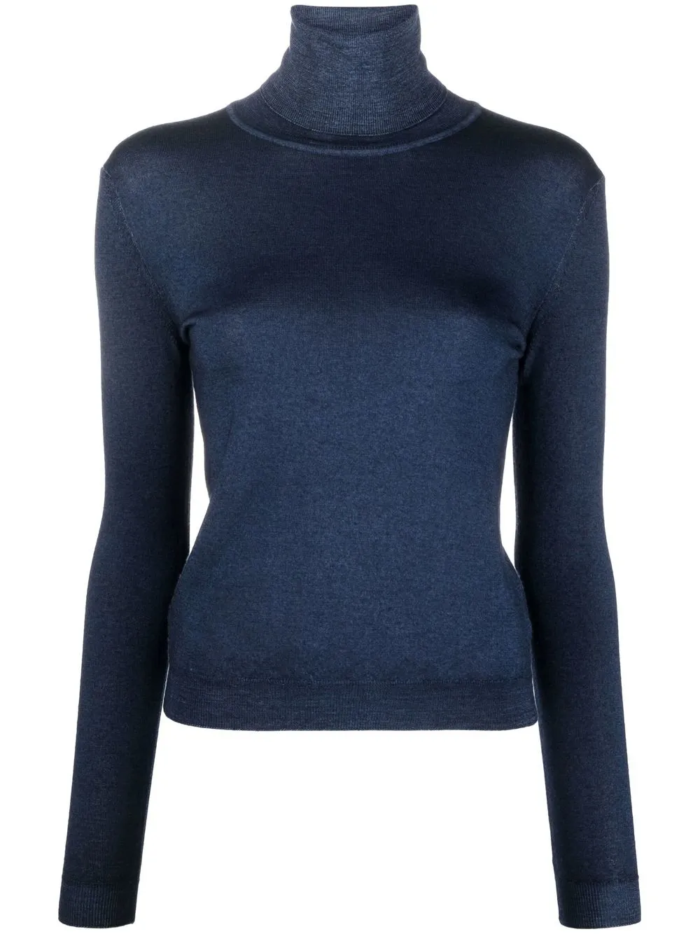 

ASPESI suéter tejido con cuello vuelto - Azul