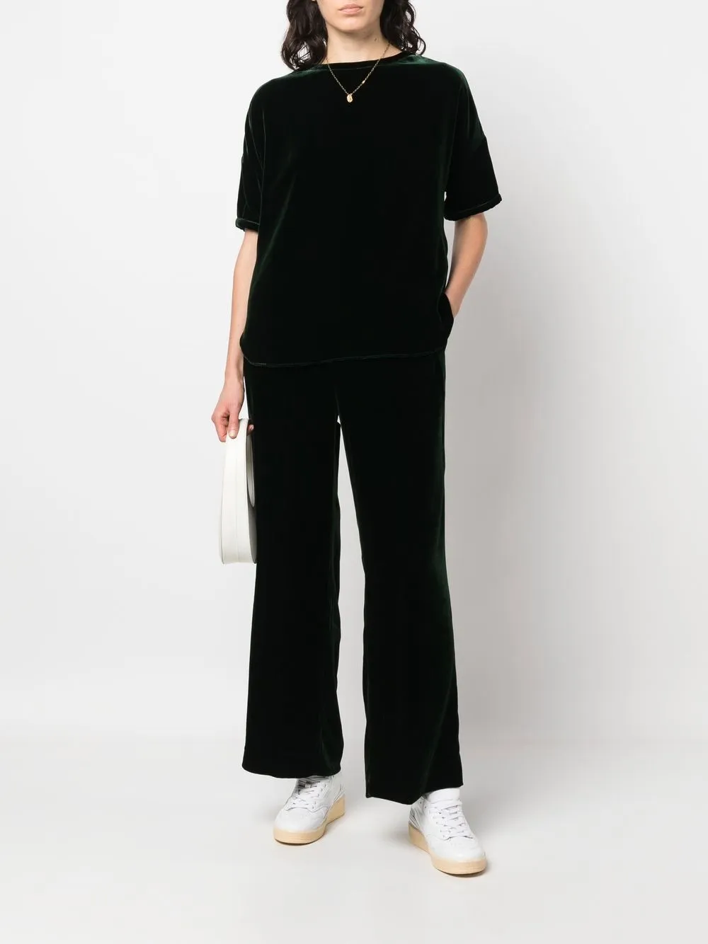 ASPESI Straight broek - Groen