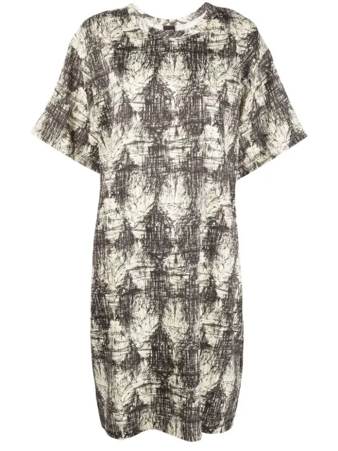 ASPESI scribble-print T-shirt dress