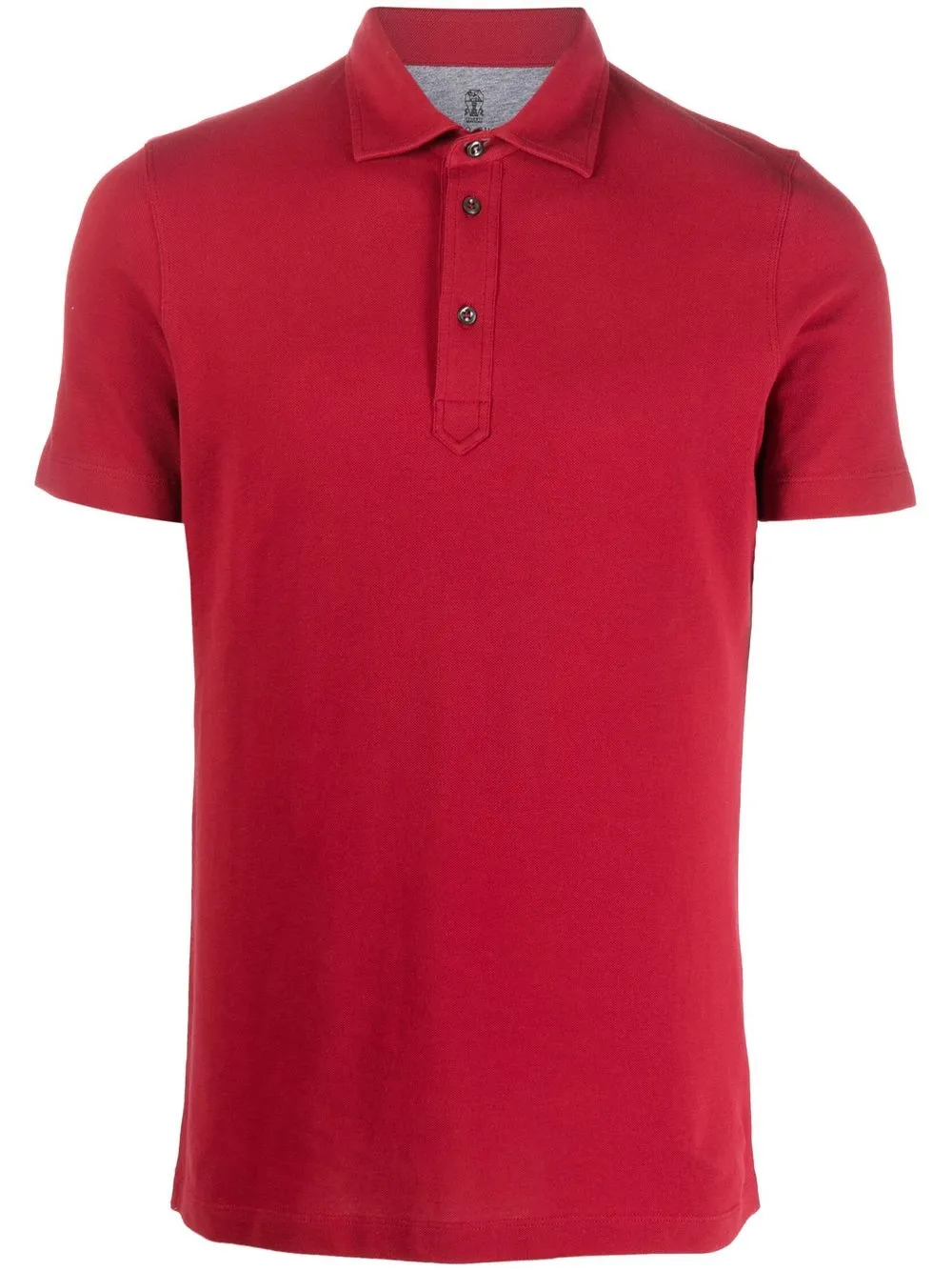 

Brunello Cucinelli playera tipo polo manga corta - Rojo